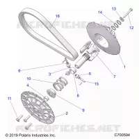 SYSTÃˆME DE TRANSMISSION, CLUTCH, SECONDARY