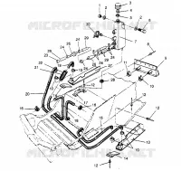 SYSTÈME DE REFROIDISSEMENT  500 EFI 0952774, EFI SKS 0952574,   EFI SKS PT 0952974, and (4929052905B010)