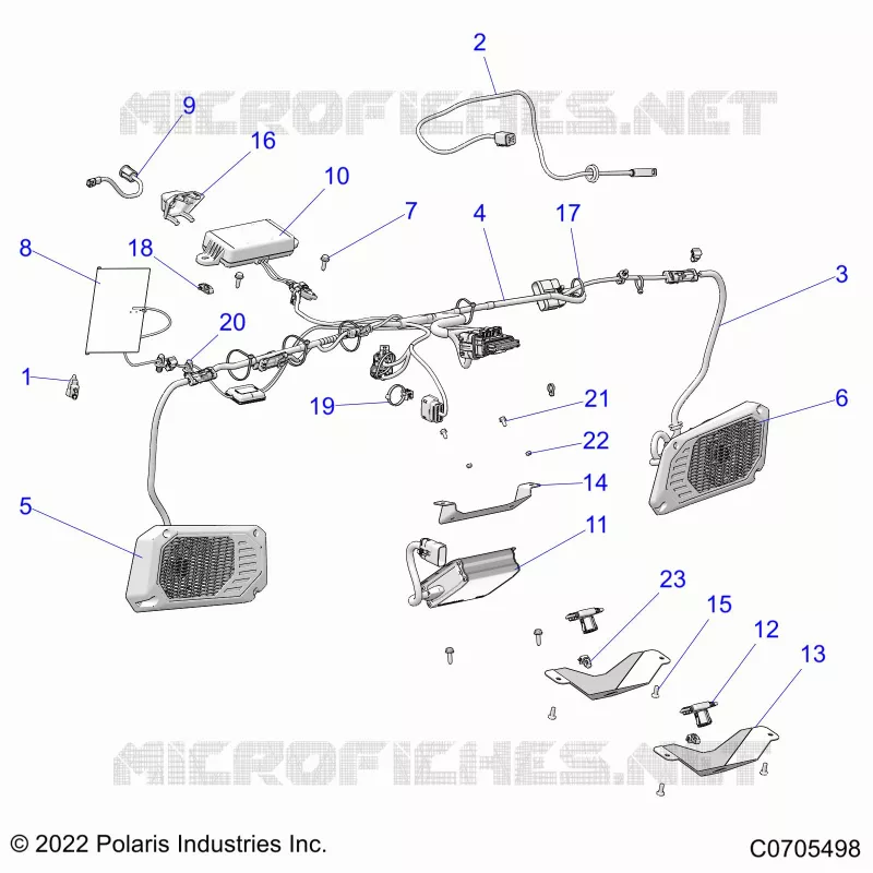 ELECTRICITE, DASH INSTRUMENTS RIDE COMMAND