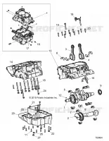 CARTERS MOTEUR AND CRANKSHAFT