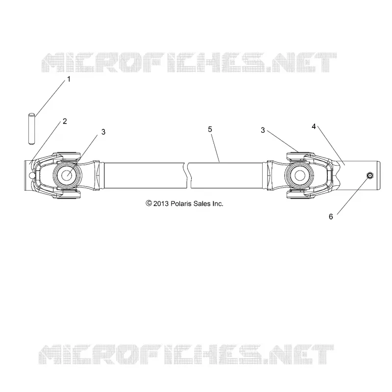 SYSTÃˆME DE TRANSMISSION, FRONT PROP SHAFT