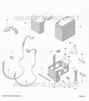 ELECTRICITE, BATTERY/BOX AND CABLES