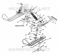 SUSPENSION AVANT AND SKI LITE 0943433,STARLITE 0943427 AND  LITE DELUXE 094 (4924992499011A)
