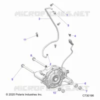 SYSTÃˆME DE TRANSMISSION, FRONT GEARCASE MOUNTING