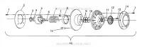 EMBRAYAGE DE TRANSMISSION ULTRA TOURING 0975378 AND EUROPEAN ULTRA TOURING E975378 (4938133813C006)