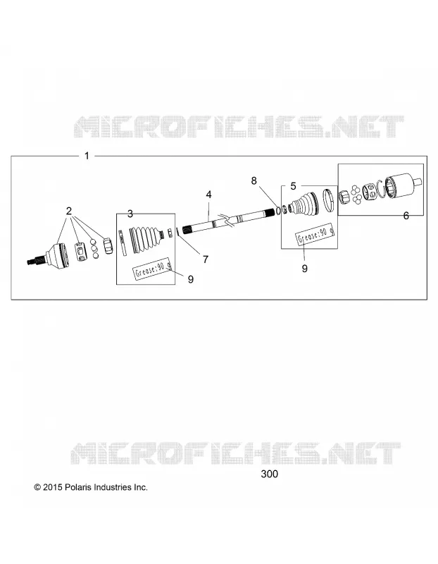 DRIVE LINE, FRONT HALF SHAFTS