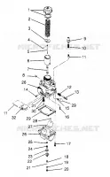CARBURATEUR XLT RMK 0960956, XLT SKS 0960556 AND EUROPEAN XLT SKS E960556 (4931813181D004)