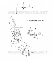 CARBURATEUR MOUNTING/VENTING/CARBURANT LINES
