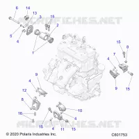 MOTEUR, MOUNTING & LONG BLOCK