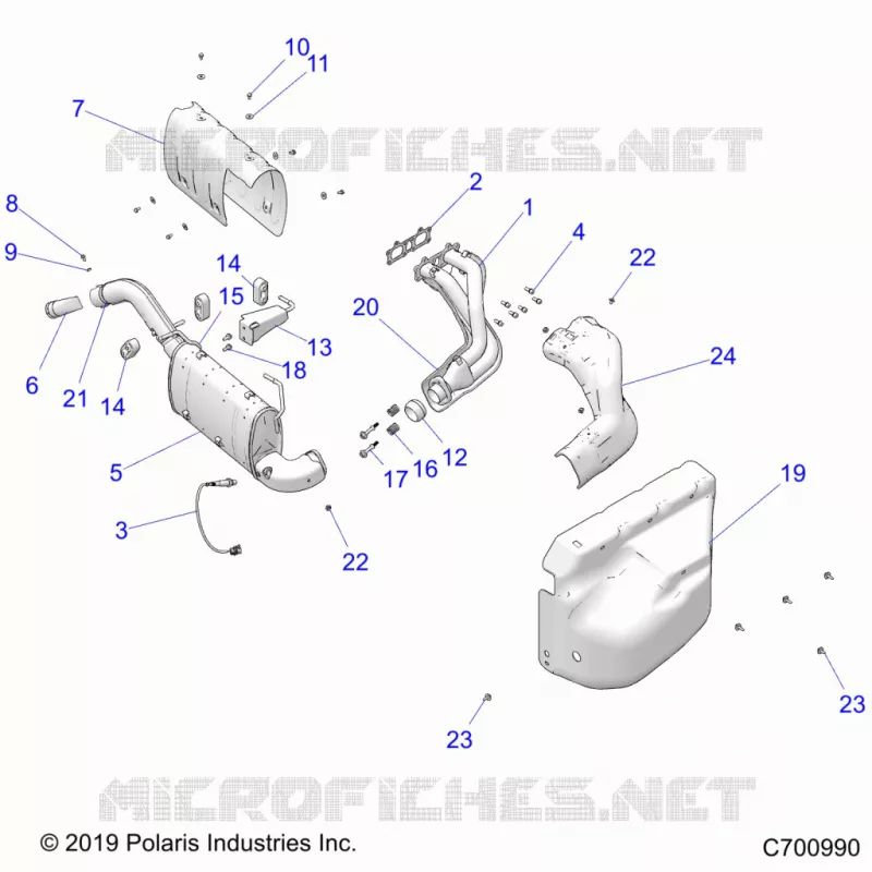 ENGINE, ECHAPPEMENT