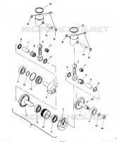 PISTON AND VILEBREQUIN 400 (4915411541037A)