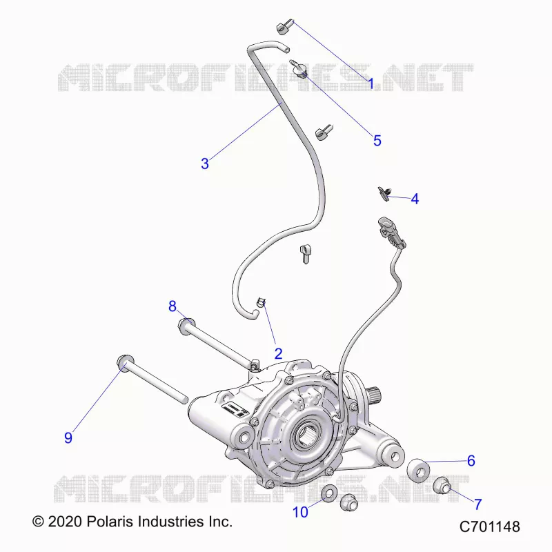 SYSTÃˆME DE TRANSMISSION, FRONT GEARCASE MOUNTING