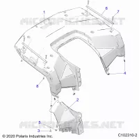 CARROSSERIE ARRIERE CAB