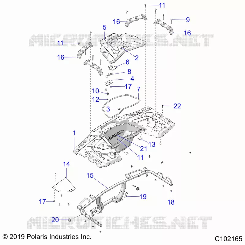 CARROSSERIE ARRIERE RACK