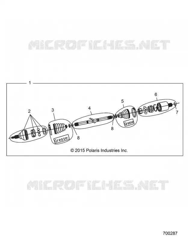 DRIVE TRAIN, CARDAN AVANT