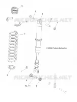 SUSPENSION ARRIERE SUPPORT AMORTISSEUR 