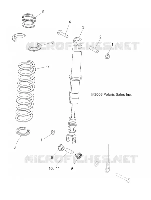 SUSPENSION ARRIERE SUPPORT AMORTISSEUR 