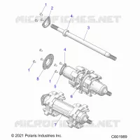 DRIVE TRAIN, JACKSHAFT AND ARBRE DE TRANSMISSION