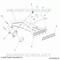 ENGINE, ECHAPPEMENT, HEADPIPE