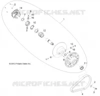 SYSTÈME DE TRANSMISSION, SECONDARY CLUTCH
