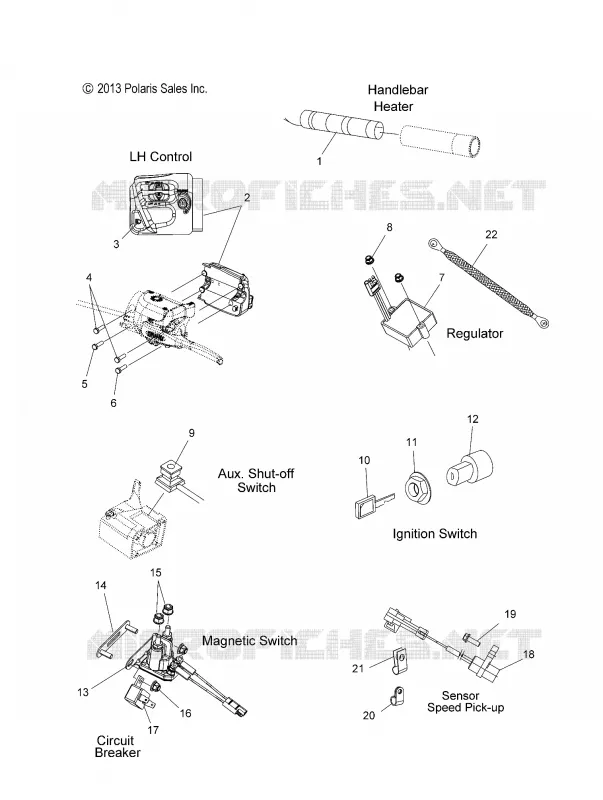 ELECTRICITE, SWITCHES AND COMPONENTS