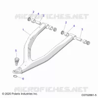 SUSPENSION AVANT CONTROL ARM UPPER