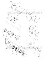 PISTON AND VILEBREQUIN SPRINT E/S (4914151415025A)