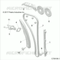 CHAINE DE DISTRIBUTION AND TENSIONER