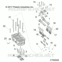 CYLINDRE HEAD AND VALVES
