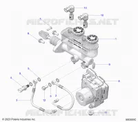 BRAKES, MAITRE CYLINDRE AND ABS MODULE