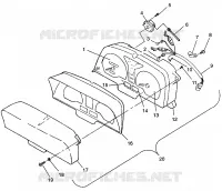 INSTRUMENTS 600 XCR 0975677, 600 XCR SE H975677 AND EUROPEAN 600 XCR SE E97 (4937963796A014)