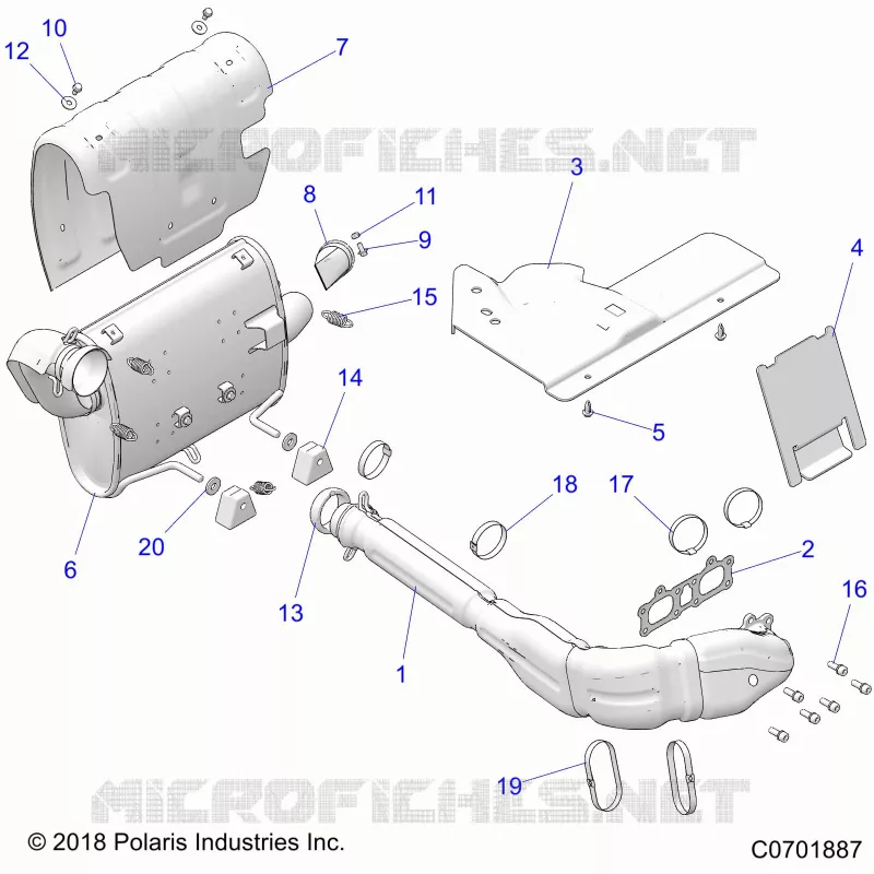 ENGINE, ECHAPPEMENT