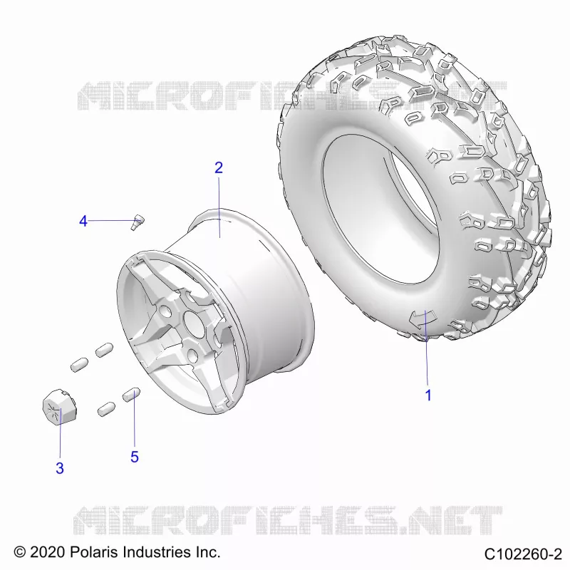 ROUES, REAR TIRE