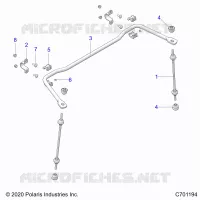 SUSPENSION, REAR BARRE STABILISATRICE