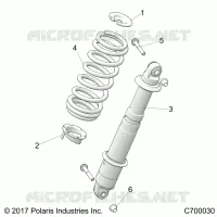 SUSPENSION ARRIERE SHOCK MOUNTING