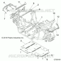 CHASSIS, CHASSIS AND SKID PLATE