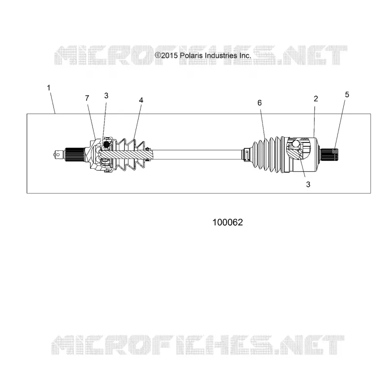 SYSTÈME DE TRANSMISSION, DRIVE SHAFT, FRONT