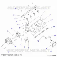 ADMISSION MANIFOLD, FUEL RAIL