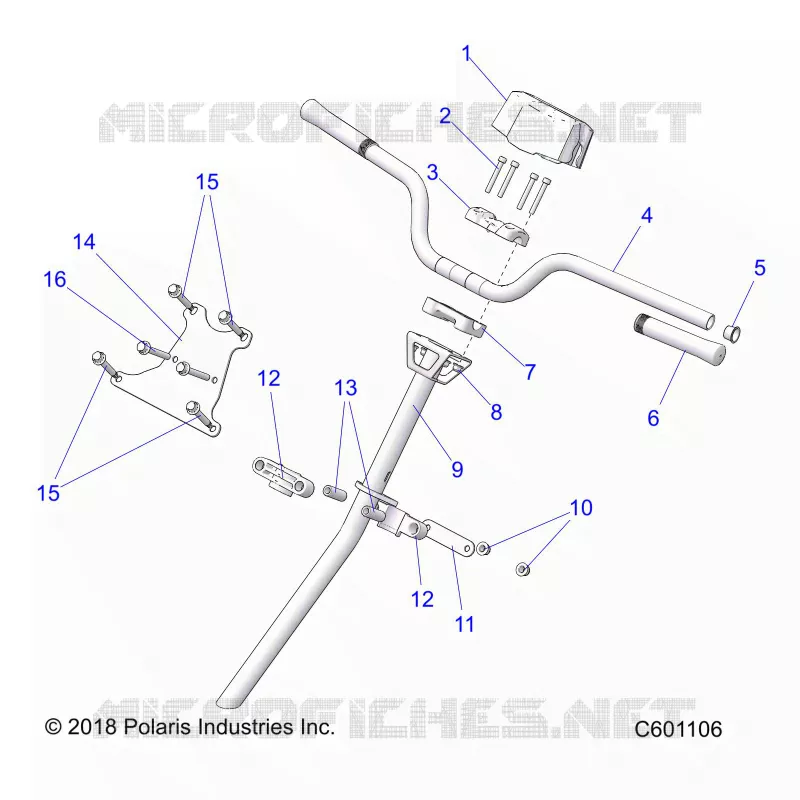 DIRECTION, H-BAR, DIRECTION POST, GRIPS