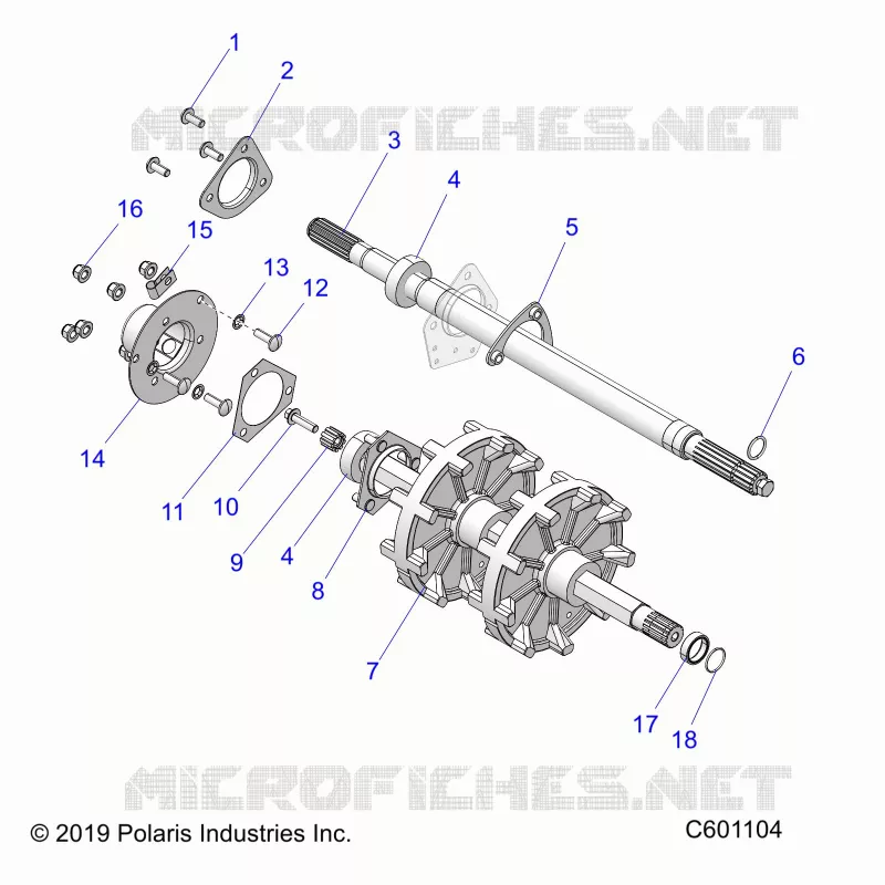 DRIVE TRAIN, JACKSHAFT AND ARBRE DE TRANSMISSION