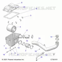 ENGINE, PRISE D'AIR SYSTEM