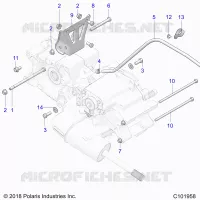 DRIVE TRAIN, MAIN SUPPORT PONT