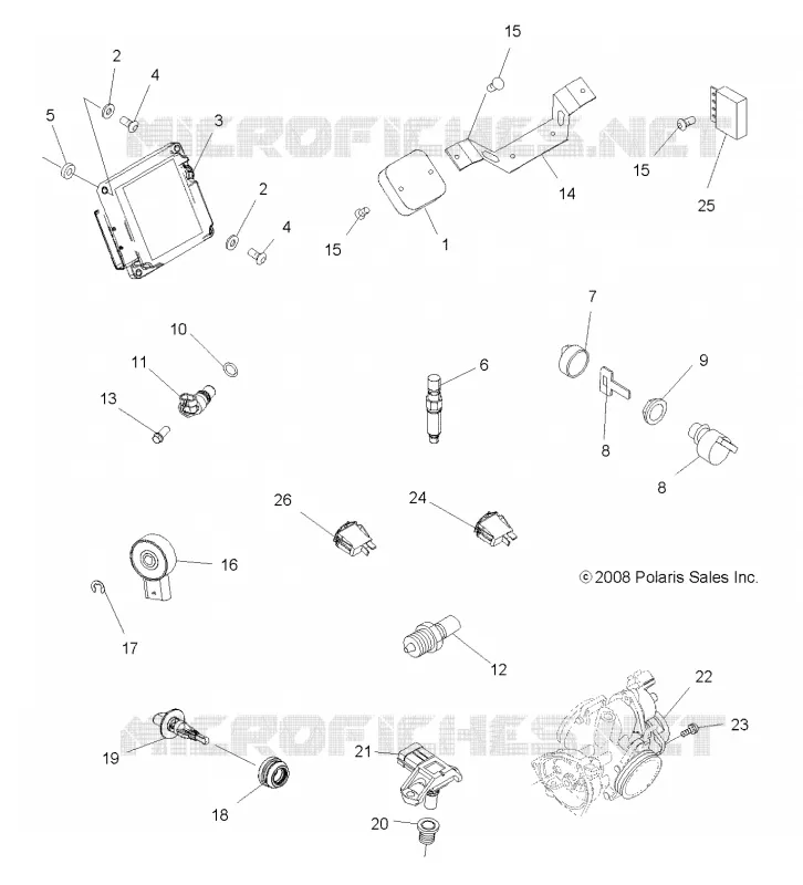 BOUTONS and CAPTEURS and ECM