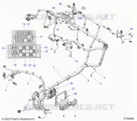ELECTRICITE, WIRE HARNESS, CHASSIS