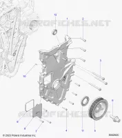 MOTEUR, FRONT COVER ASSEMBLY