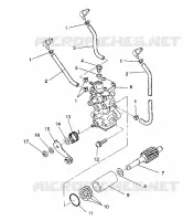 POMPE A HUILE XLT/0930767,XLT SP/0930667    XLT SKS/0930567 (4923012301038A)