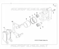 BRAKES, ETRIER DE FREIN ARRIERE