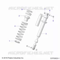 SUSPENSION, AMORTISSEUR AVANT MOUNTING, STANDARD/PREMIUM