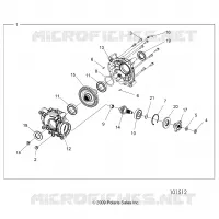 DRIVE TRAIN, PONT ARRIERE INTERNALS