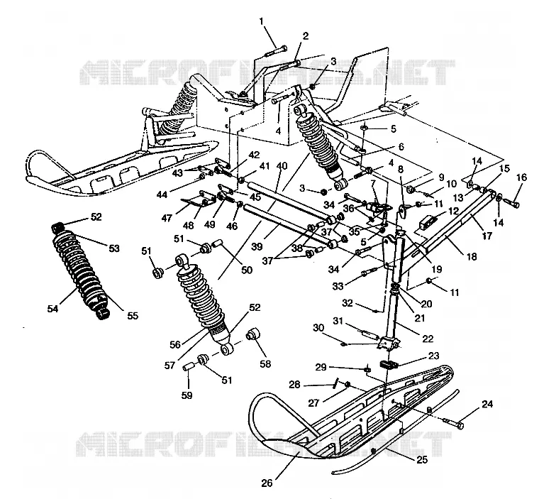 SUSPENSION AVANT AND SKI RXL TOURING E940869 (49274327430011)